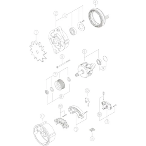 Alternator samochodowy - 0