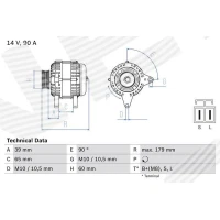 Alternator samochodowy