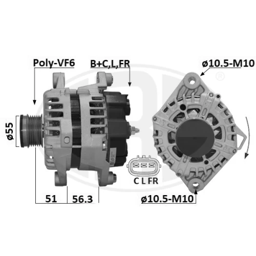 Alternator samochodowy - 0