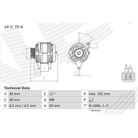 Alternator samochodowy