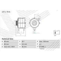 Alternator samochodowy