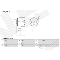 Alternator samochodowy