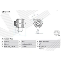 Alternator samochodowy