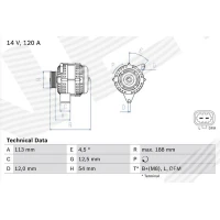 Alternator samochodowy