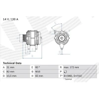 Alternator samochodowy