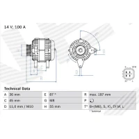 Alternator samochodowy