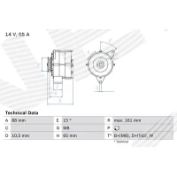 Alternator samochodowy