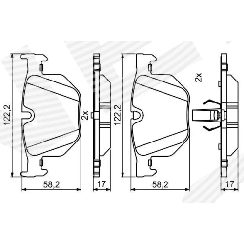 KLOCKI HAMULCOWE - 6