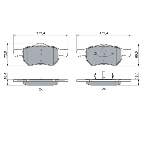 KLOCKI HAMULCOWE - 6