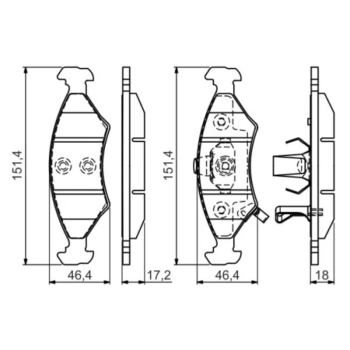 KLOCKI HAMULCOWE - 4