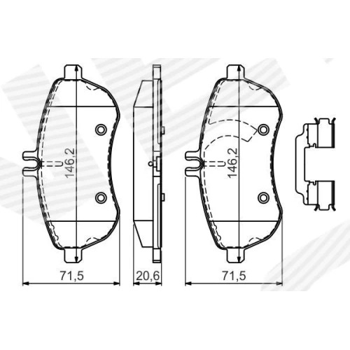 KLOCKI HAMULCOWE - 6