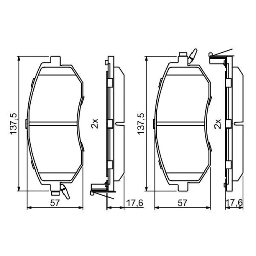 KLOCKI HAMULCOWE - 6