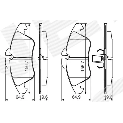 KLOCKI HAMULCOWE - 6