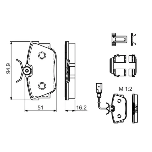 KLOCKI HAMULCOWE - 4