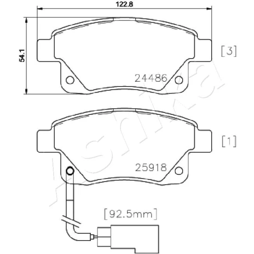 KLOCKI HAMULCOWE - 1