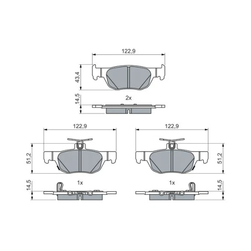 KLOCKI HAMULCOWE - 4