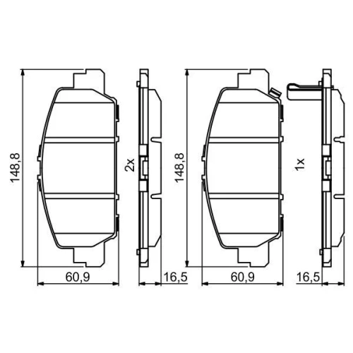 KLOCKI HAMULCOWE - 6