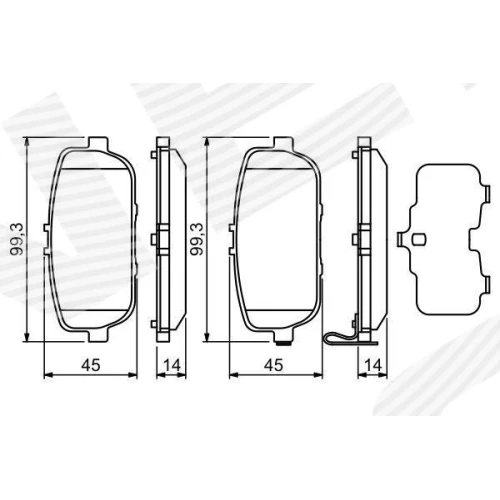 KLOCKI HAMULCOWE - 6