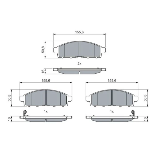 KLOCKI HAMULCOWE - 4