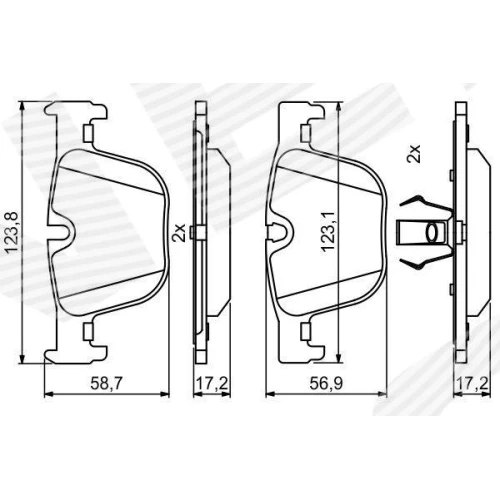 KLOCKI HAMULCOWE - 6