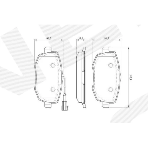 KLOCKI HAMULCOWE - 4