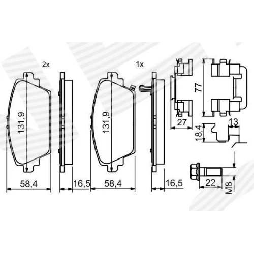 KLOCKI HAMULCOWE - 6