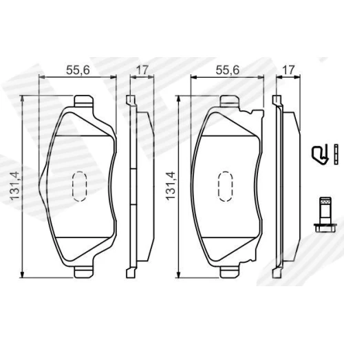 KLOCKI HAMULCOWE - 6