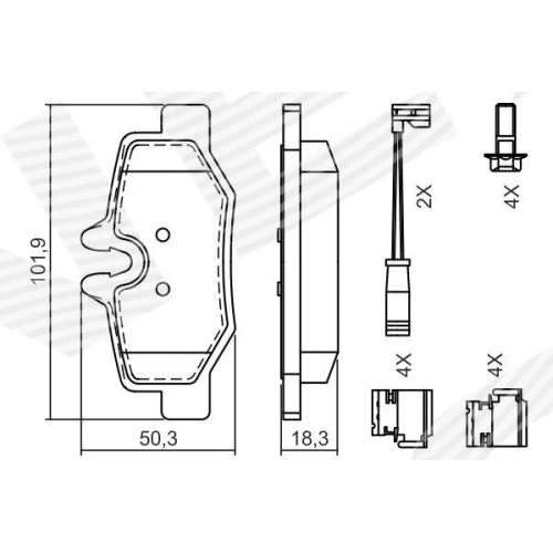 KLOCKI HAMULCOWE - 4