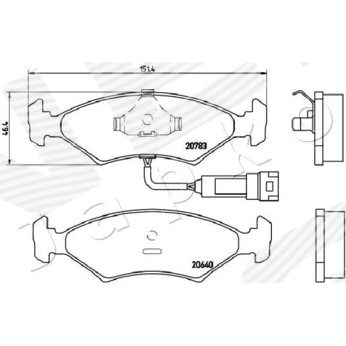 KLOCKI HAMULCOWE - 1