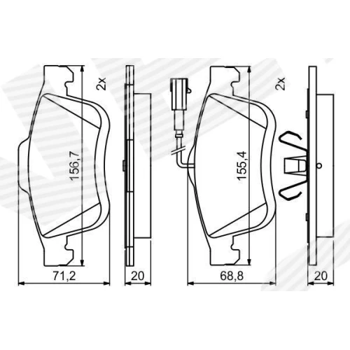 KLOCKI HAMULCOWE - 6