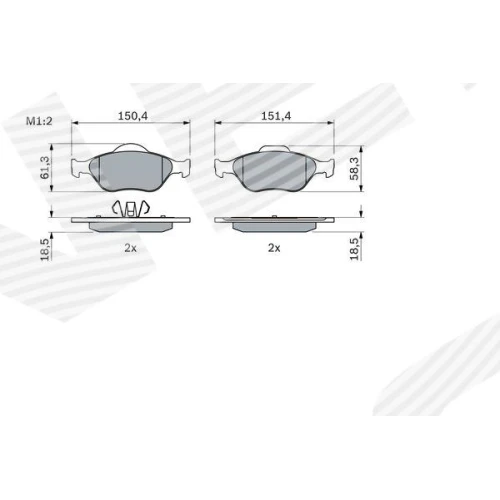 KLOCKI HAMULCOWE - 4