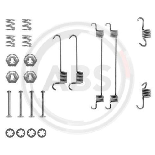КОМПЛЕКТ ПРИНАДЛЕЖНОСТЕЙ ДЛЯ ТОРМОЗНЫХ КОЛОДОК - 0
