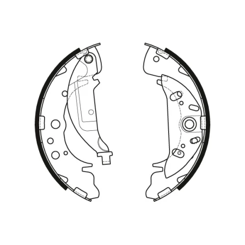 КОМПЛЕКТ ТОРМОЗНЫХ КОЛОДОК - 1