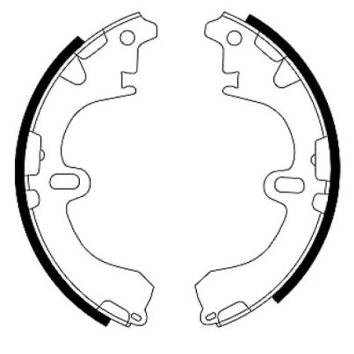 КОМПЛЕКТ ТОРМОЗНЫХ КОЛОДОК - 0
