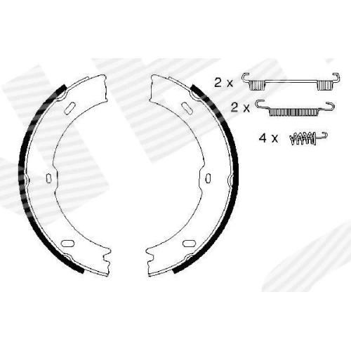 КОМПЛЕКТ ТОРМОЗНЫХ КОЛОДОК - 4