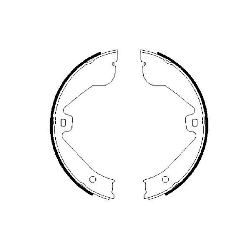 КОМПЛЕКТ ТОРМОЗНЫХ КОЛОДОК - 4