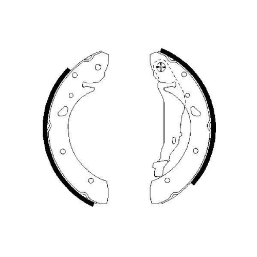КОМПЛЕКТ ТОРМОЗНЫХ КОЛОДОК - 0