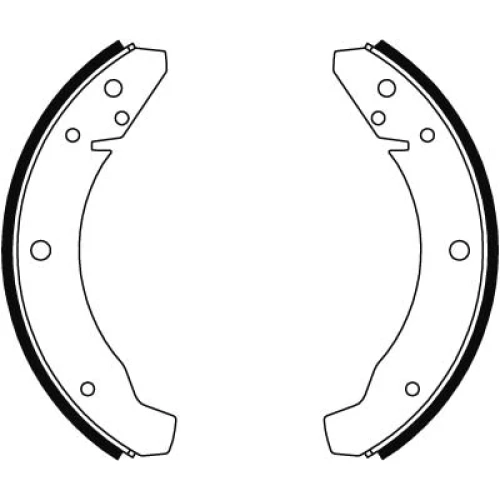 КОМПЛЕКТ ТОРМОЗНЫХ КОЛОДОК - 1