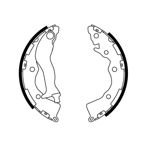 КОМПЛЕКТ ТОРМОЗНЫХ КОЛОДОК - 1