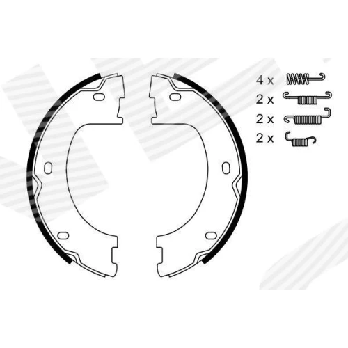 КОМПЛЕКТ ТОРМОЗНЫХ КОЛОДОК - 4