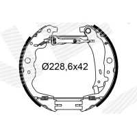 комплект тормозных колодок