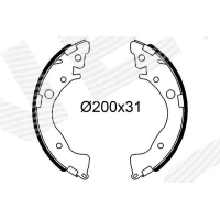 комплект тормозных колодок