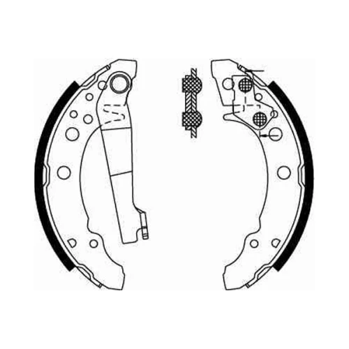 КОМПЛЕКТ ТОРМОЗНЫХ КОЛОДОК - 1