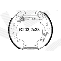 комплект тормозных колодок
