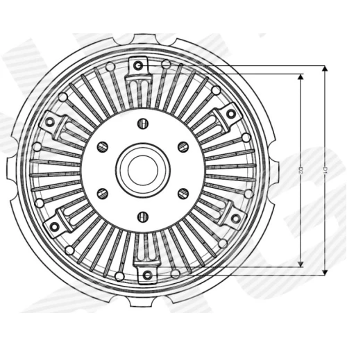 WENTYLATOR CHŁODNICY SPRZĘGŁA - 4