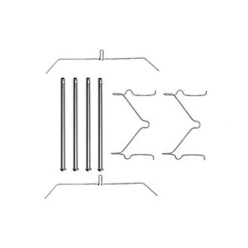 ZESTAW AKCESORIÓW DO KLOCKÓW HAMULCÓW TARCZOWYCH - 0