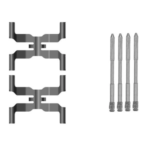 ZESTAW AKCESORIÓW DO KLOCKÓW HAMULCÓW TARCZOWYCH - 0