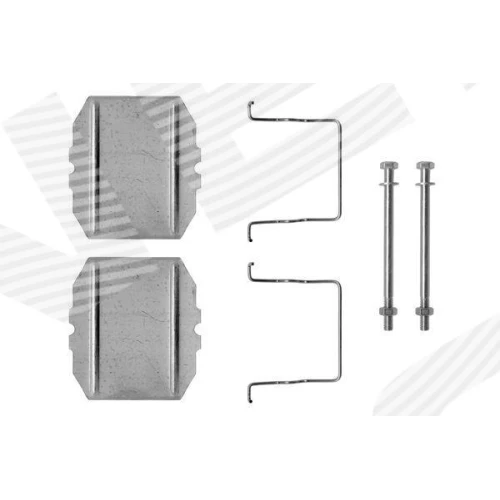 КОМПЛЕКТ ПРИНАДЛЕЖНОСТЕЙ ДЛЯ ТОРМОЗНЫХ КОЛОДОК - 0