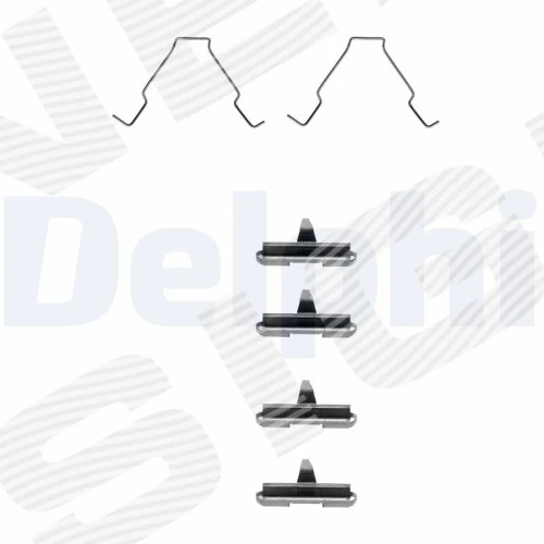 КОМПЛЕКТ ПРИНАДЛЕЖНОСТЕЙ ДЛЯ ТОРМОЗНЫХ КОЛОДОК - 0