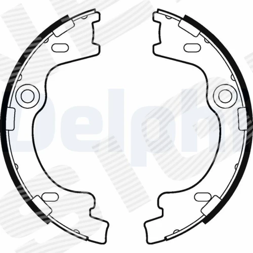 ТОРМОЗНЫЕ КОЛОДКИ РУЧНОГО ТОРМОЗА - 0